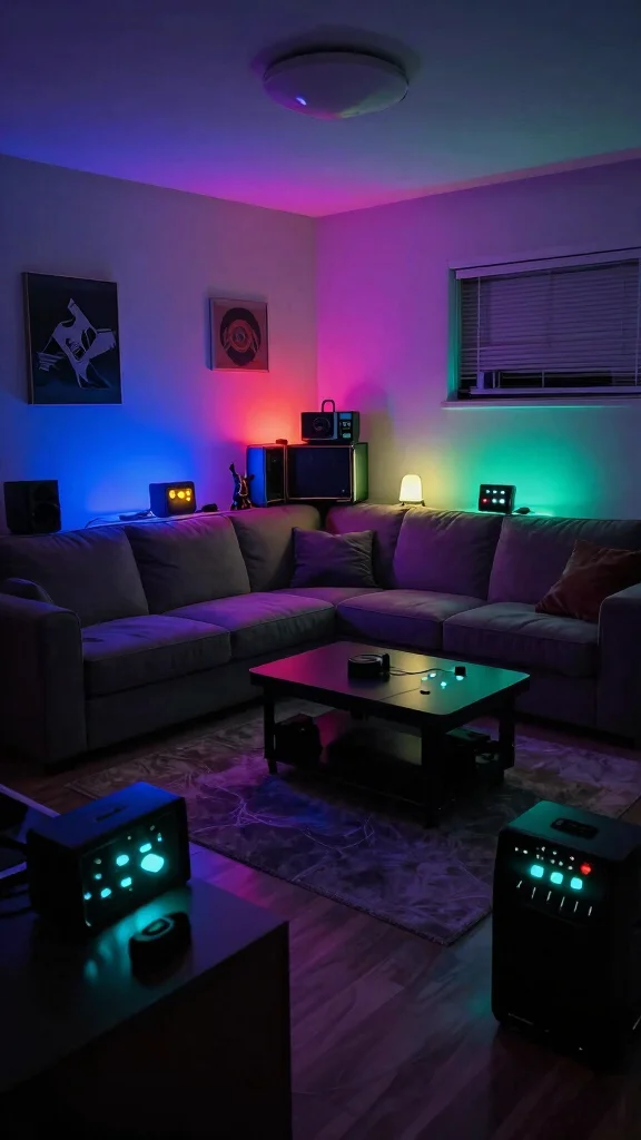 13 Game Room Lighting Ideas From Neon to LED Strips - 10. Dimmer Switches for Flexibility 1