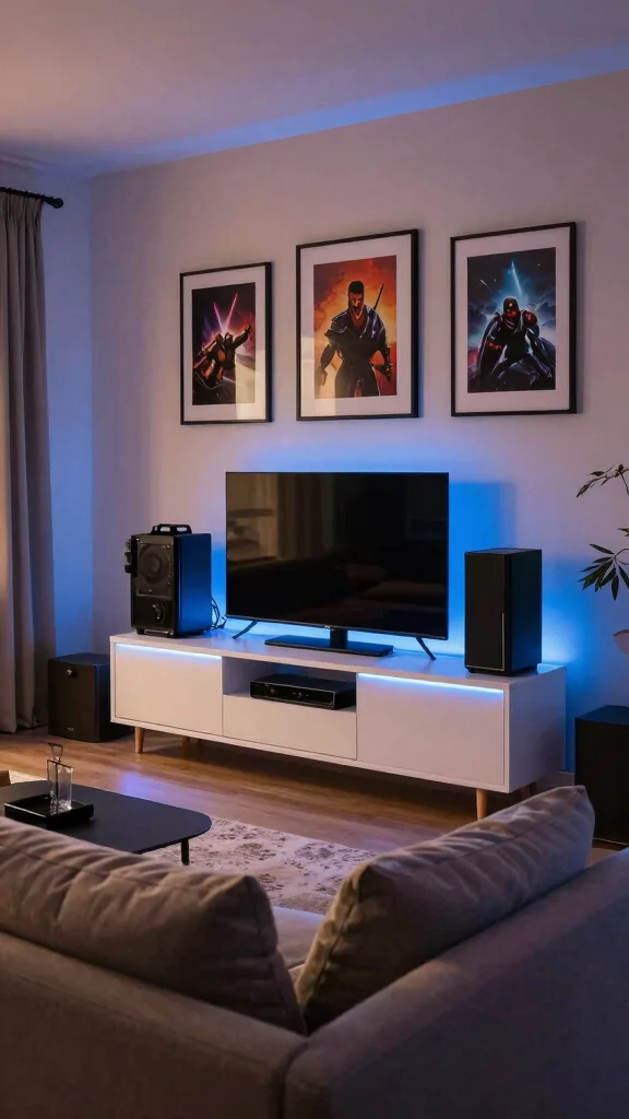 13 Game Room Lighting Ideas From Neon to LED Strips - 2. LED Strip Lighting 1