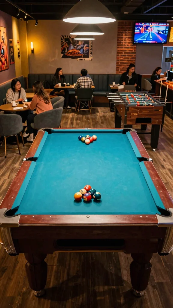 13 Game Room Man Cave Ideas to Create the Perfect Retreat - 11. Fun Gaming Tables 1