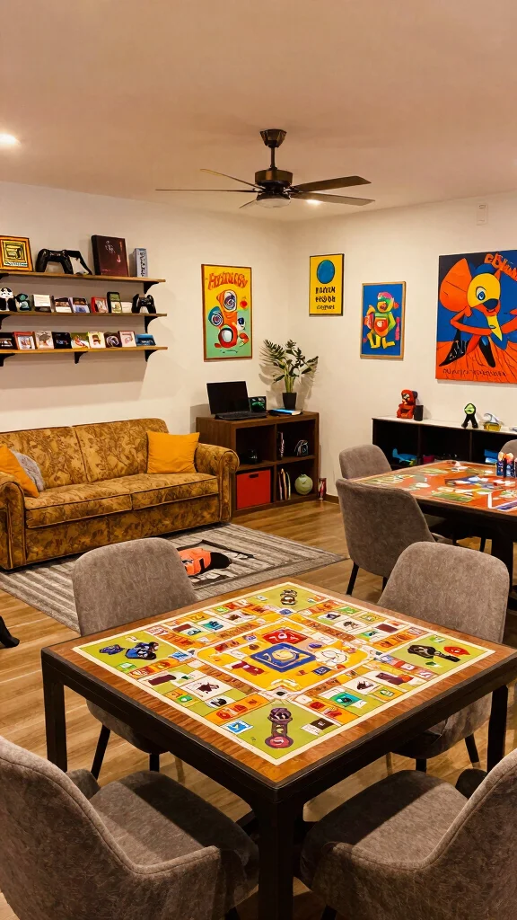 13 Game Room Setup Ideas to Build the Ultimate Play Space - 3. Themed Zones 1