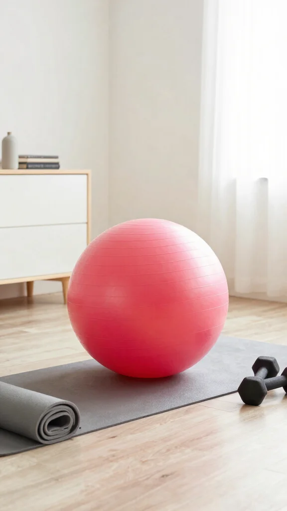 13 Home Gym Equipment Ideas for Building Your Perfect Setup - 10. Stability Ball 1