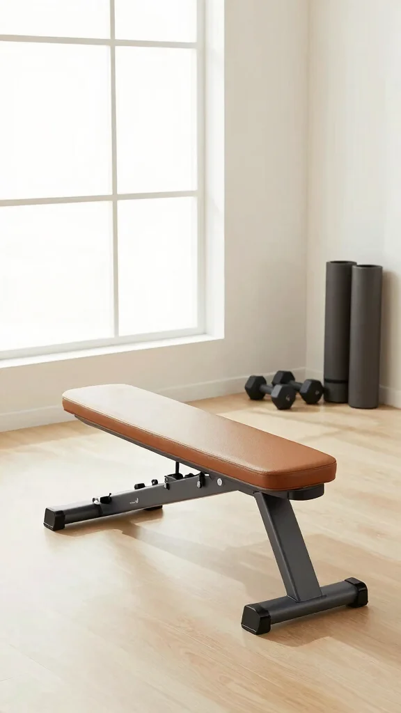13 Home Gym Equipment Ideas for Building Your Perfect Setup - 12. Portable Weight Bench 1