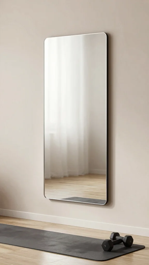 13 Home Gym Equipment Ideas for Building Your Perfect Setup - 9. Smart Fitness Mirror 1