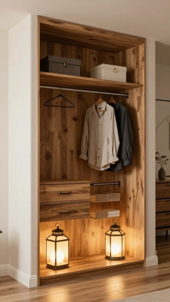13 Walk-in Closet Light Fixture Ideas for Flattering, Functional Light - 11. Lantern-Style Fixtures 1
