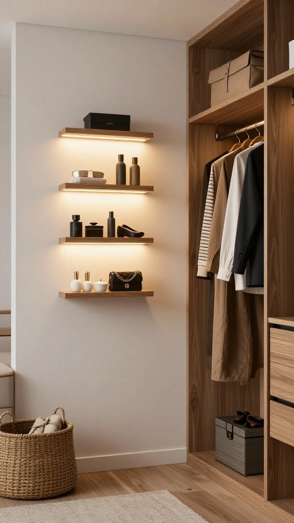 13 Walk-in Closet Light Fixture Ideas for Flattering, Functional Light - 4. Chic Wall Sconces 1