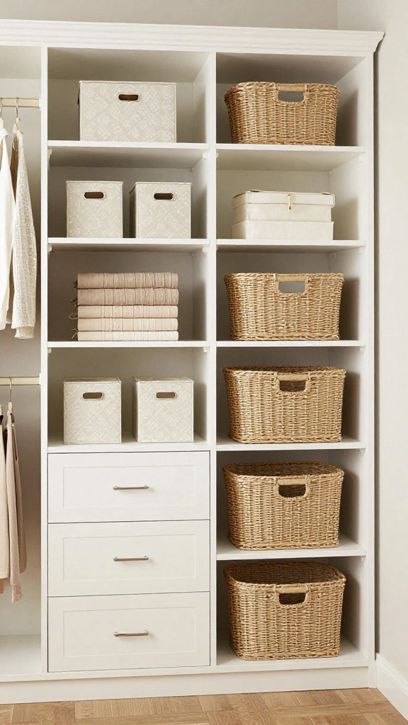 13 Walk-in Closet Remodel Ideas to Transform Your Storage Space - 13. Functional Accessories for Everyday Use 1