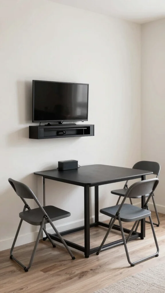 14 Game Room Arrangement Ideas for Every Budget and Space Size - 11. Space-Saving Solutions 1