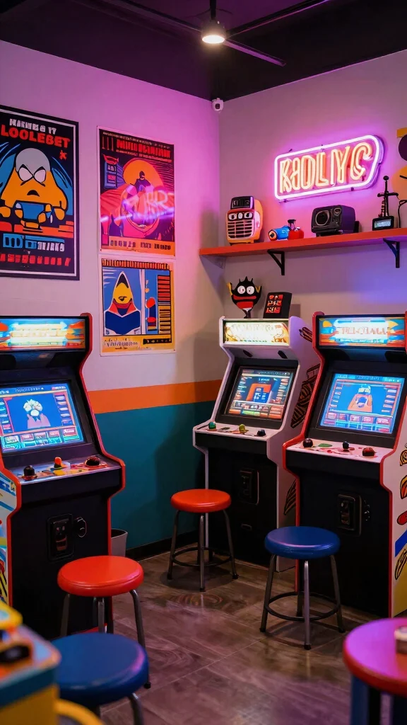 14 Game Room Arrangement Ideas for Every Budget and Space Size - 5. Themed Decor 1