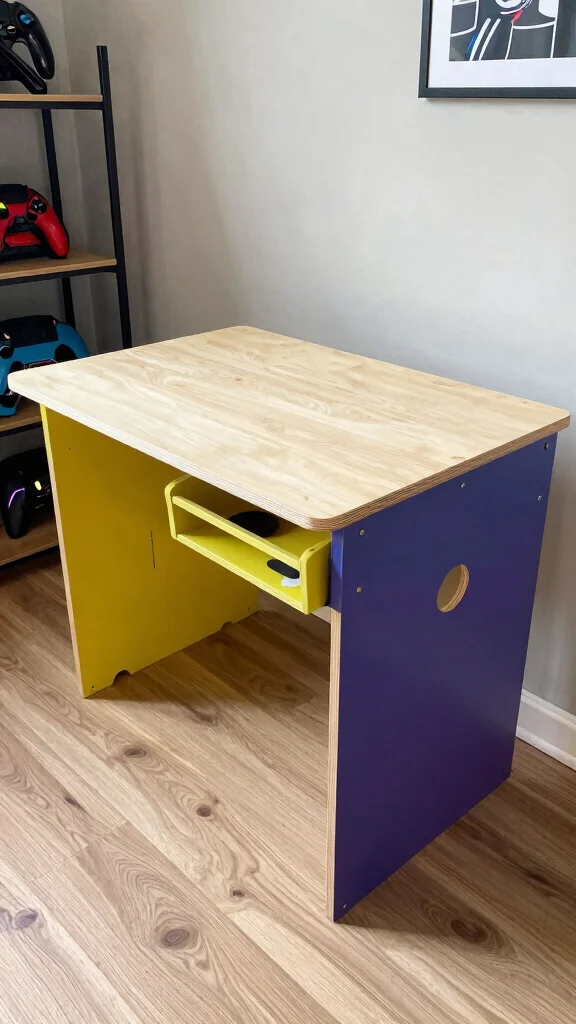 14 Game Room Arrangement Ideas for Every Budget and Space Size - 9. DIY Game Tables 1