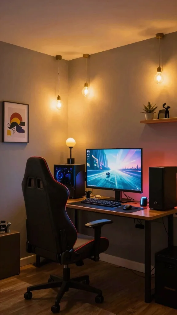 14 Game Room Lighting Ideas for the Ultimate Immersive Setup - 2. Ambient Lighting with Smart Bulbs 1
