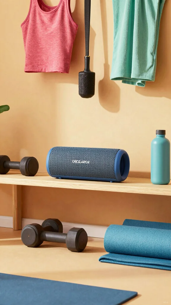 14 Home Gym Ideas on a Budget That Don't Sacrifice Performance - 11. Incorporate a Sound System 1