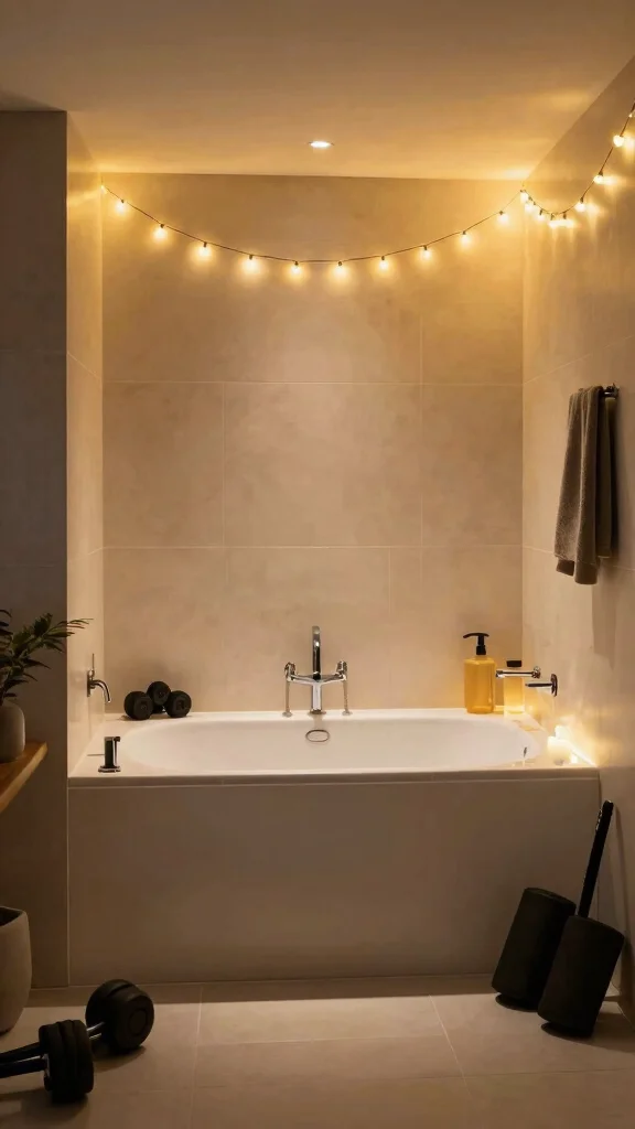 14 Home Gym Ideas on a Budget That Don't Sacrifice Performance - 13. Smart Lighting for Ambiance 1