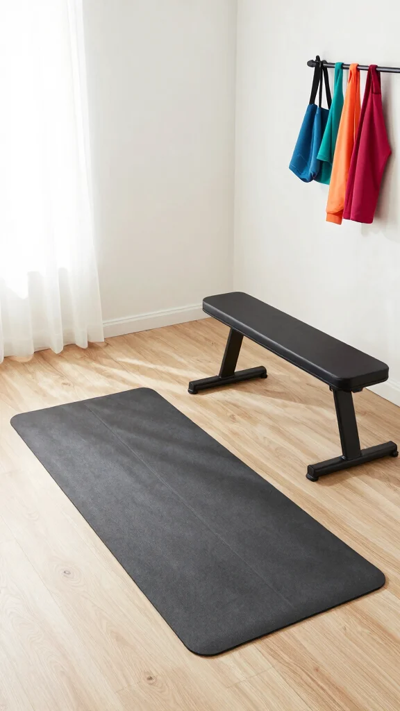 14 Home Gym Ideas on a Budget That Don't Sacrifice Performance - 14. Create a Flexible Routine Space 1