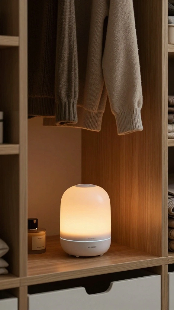 14 Walk-in Closet Makeover Ideas for a Total Transformation - 14. Mood-Enhancing Scents 1