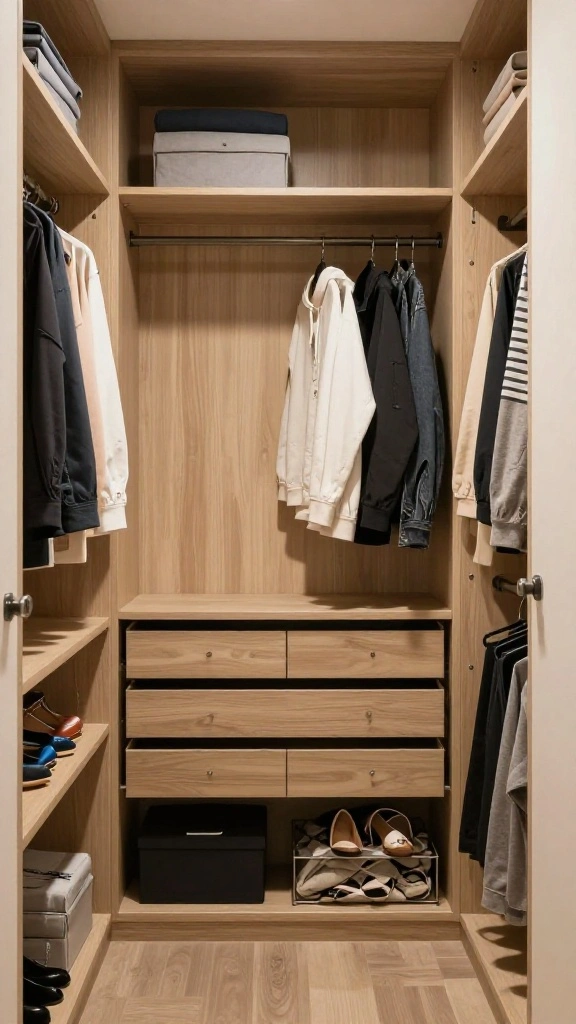 14 Walk-in Closet Organizer Ideas for a Tidy, Functional Space - 14. Decluttering Strategies 1