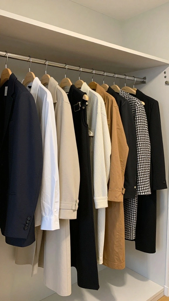 14 Walk-in Closet Organizer Ideas for a Tidy, Functional Space - 5. Open Concept Clothing Rails 1