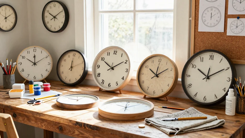 15 DIY Wall Clock Crafts That Double as Wall Art - DIY Makers Zone