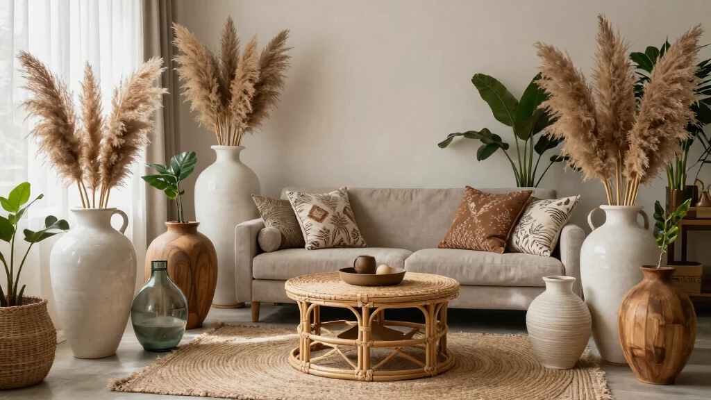 20 Large Floor Vase Decor Ideas for Entryways & Living Rooms - thenailhairdiary.com