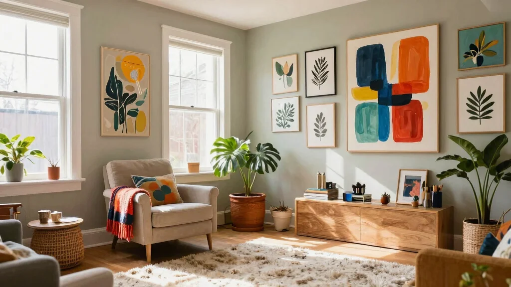 18 Living Room Wall Paintings Art Ideas for Every Style - bellabeautyblog.com